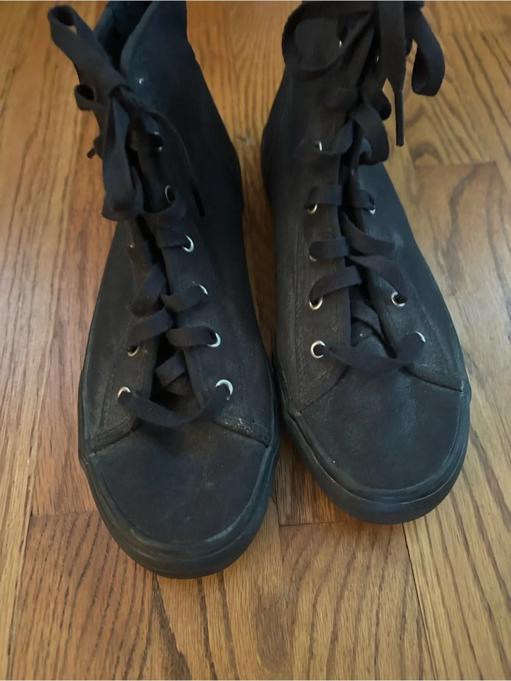 Keds Women’s Sz 8.5 Classic Punk Y2K Inspired Grunge Lace Up High Top Sneakers